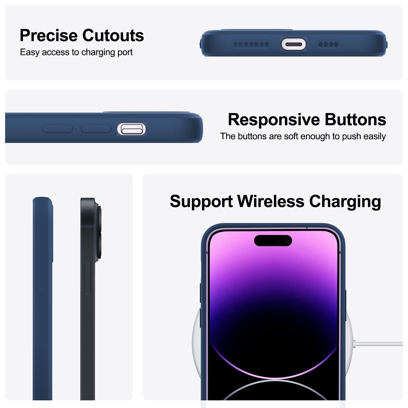 Amazon.co.jp: YSLBWLE iPhone 13 Pro Max対応 ケース 薄型液体